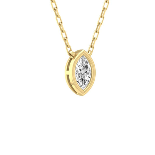1/3 CTW Marquise Cut Pendant