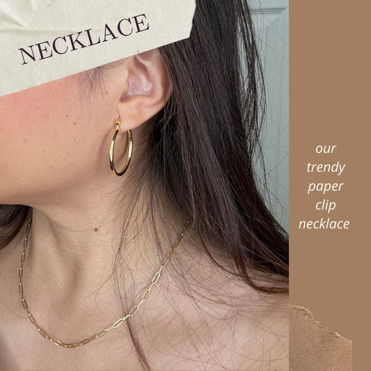 Paper Clip Necklace