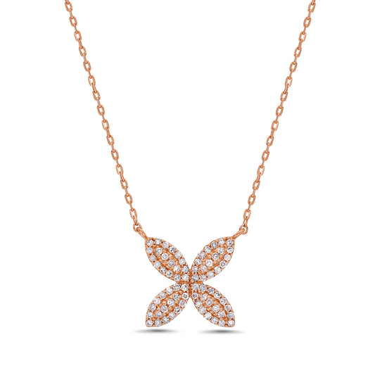 Floral Diamond Necklace