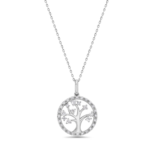 Family Tree Diamond Pendant